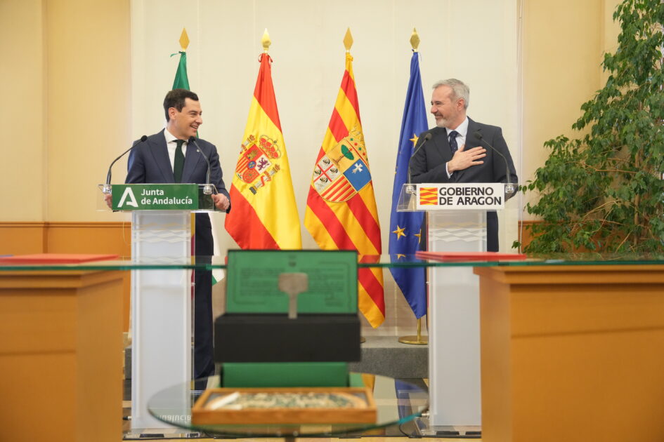 Andalucía y Aragón avanzan en el acuerdo en materia de infraestructuras de transporte ferroviario y logística