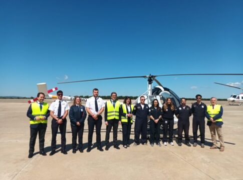 Visita institucional del Consejero de Industria, Energía y Minas, Jorge Paradela, a la sede de Pegasus Aero Group en Palma del Río