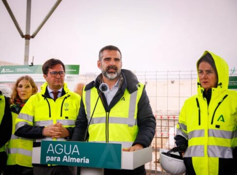 Avanzan “a buen ritmo” las obras que mejoran el abastecimiento urbano de El Ejido (Almería) con agua desalada