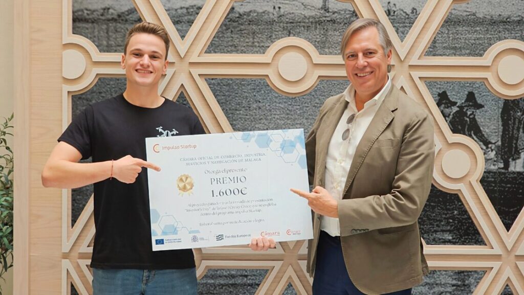  MalakAir, Premio Impulsa Startup de la Cámara de Comercio de Málaga, único proyecto andaluz en la final nacional que se celebrará el 2 de abril