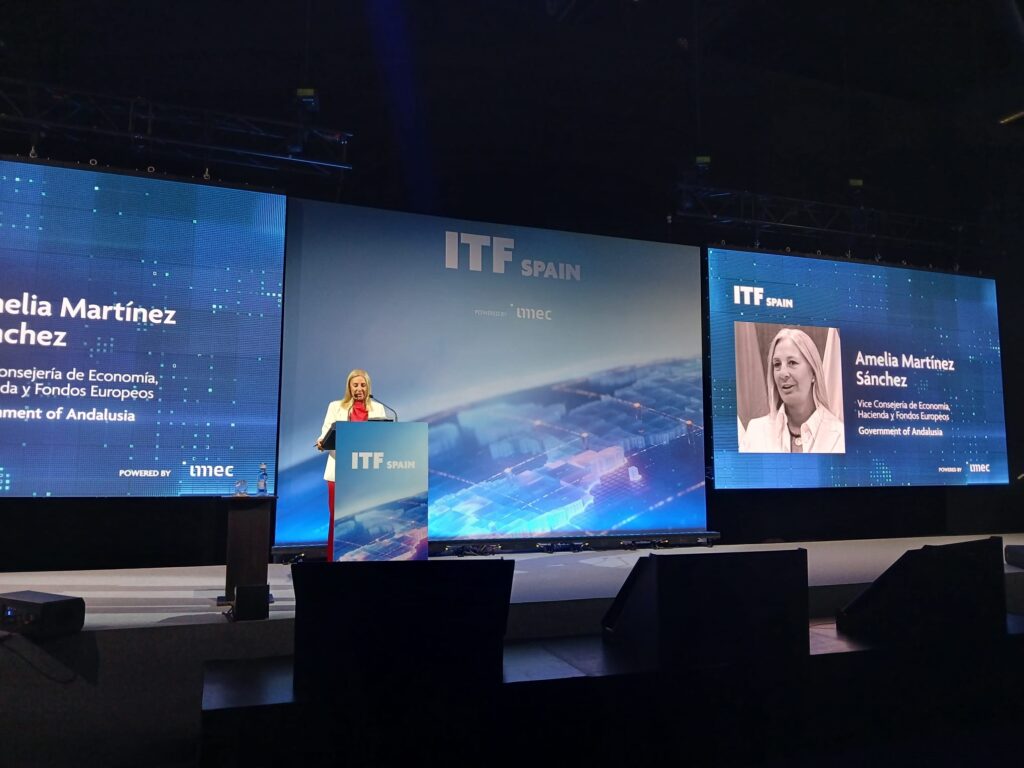 La Consejería de Economía refuerza su compromiso por la soberanía tecnológica europea de Andalucía en el ITF Spain con la llegada de IMEC a Málaga