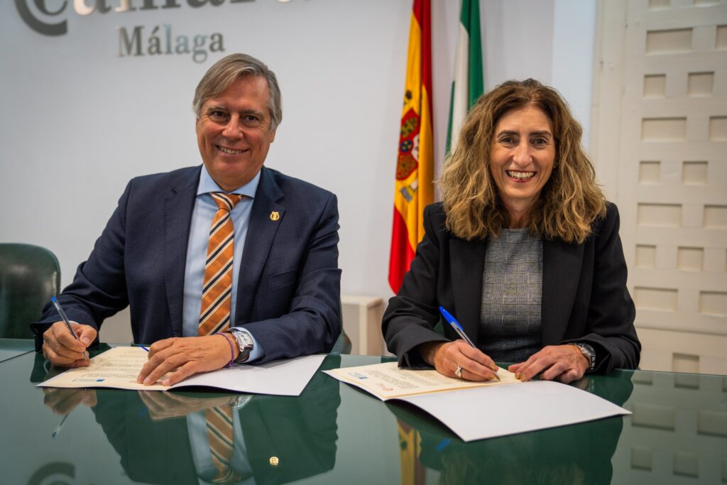 La Cámara y Málaga Comercio firman un convenio para impulsar la competitividad y modernización del comercio malagueño